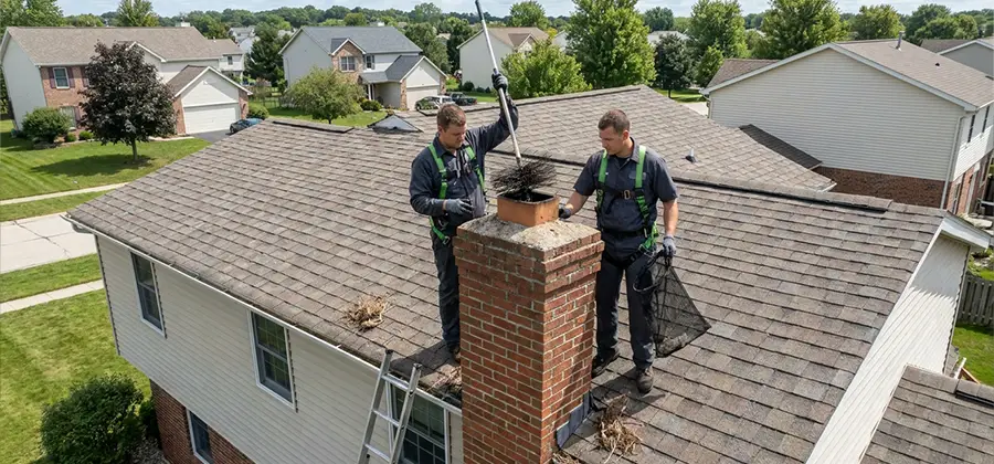 Bird Removal From Chimney in Sterling